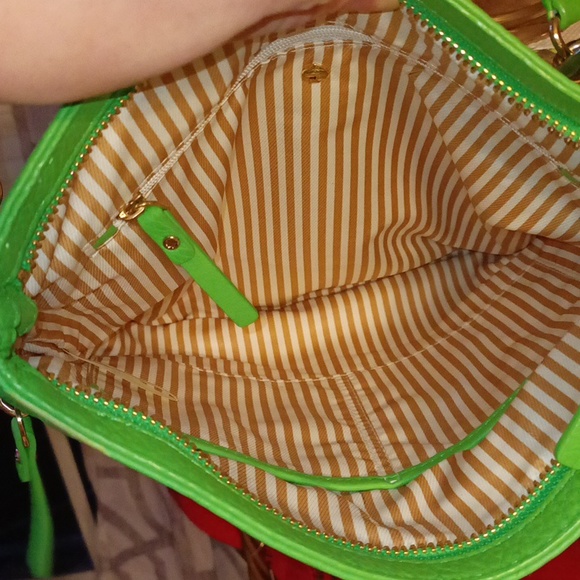 Gently Used Kate Spade Lime Green Crossbody - Picture 9 of 14